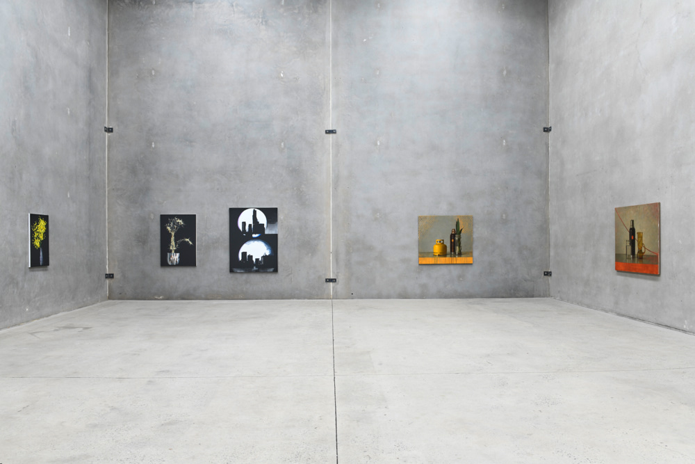 installation view showing works by Nigel Milsom and Jude Rae: Explore Sydney Contemporary, at The Commercial, Sydney, 2021