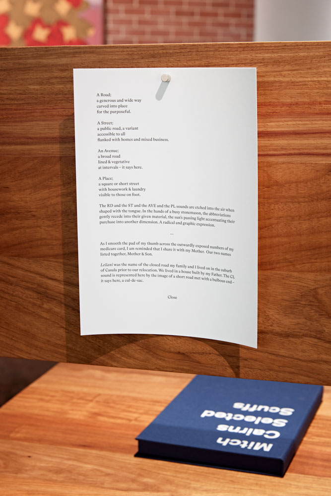 installation view: Mitch Cairns - The National 2021: New Australian Art | Carriageworks, Sydney, 2021