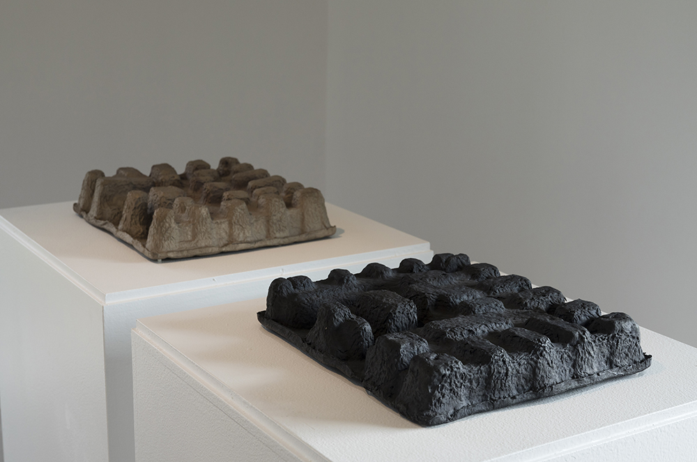 installation view: The Housing Question - Helen Grace, Sherre DeLys, Narelle Jubelin, at Penrith Regional Gallery, curated by Julie Ewington, 2019