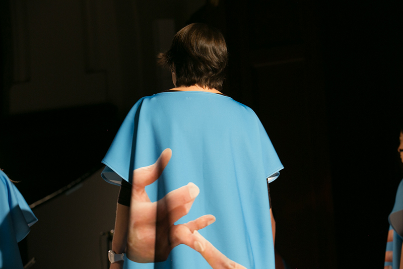 Agatha Gothe-Snape - Rhetorical Chorus (LW), 2015 | at The Society for Ethical Culture, New York | Composer: Megan Clune | The Transmitter: Joan La Barbara | The Prologue: Brian Fuata | Rhetorical Chorus (LW) was commissioned by Performa, Performance Space and the Keir Foundation for the Performa Biennial, 1-22 November 2015