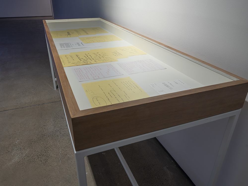 installation view: Agatha Gothe-Snape - Certain Situations, Institute of Modern Art, Brisbane - Gallery 4