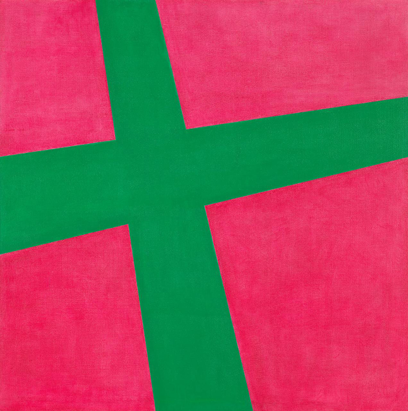 Gunter Christmann, Red/Green Cross, 1966