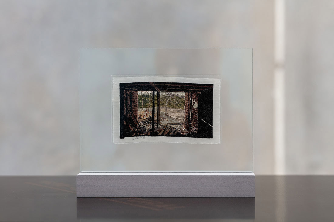 installation view: Narelle Jubelin — Contexto. For RDJ, RG & TH, at The Commercial, Sydney, 2024