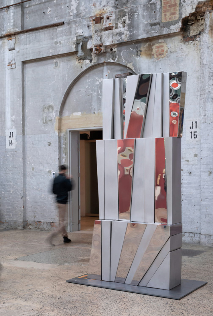 Installation view: Augusta Vinall Richardson, Any way, 2025, at Sydney Contemporary 2025, Carriageworks, Sydney