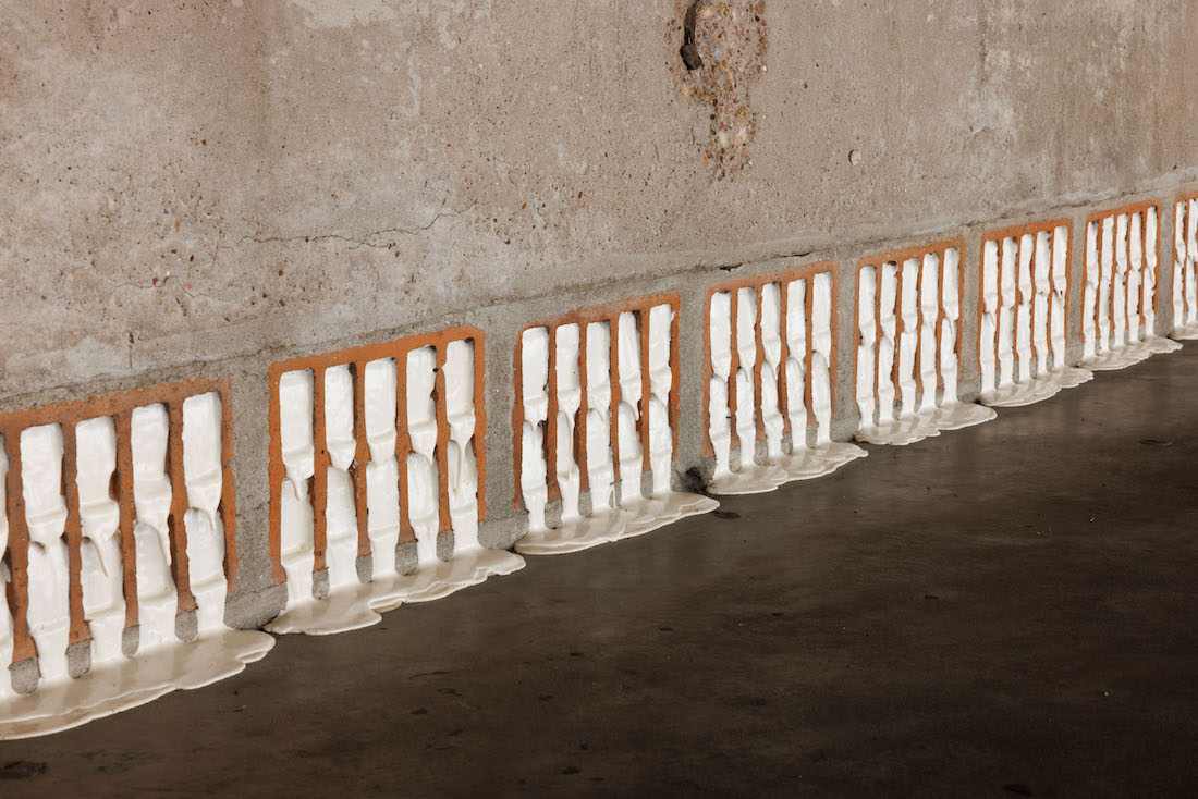 installation view: Yasmin Smith, Wound response, 2024 | Largos Biennial, Tafawa Balewa Square,, Lagos, Nigeria