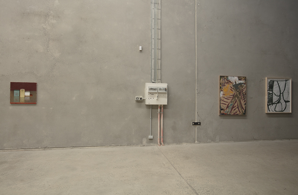 installation view: The Humanity at The Commercial, Sydney | l-r Jude Rae, Oscar Perry, Patrick Hartigan