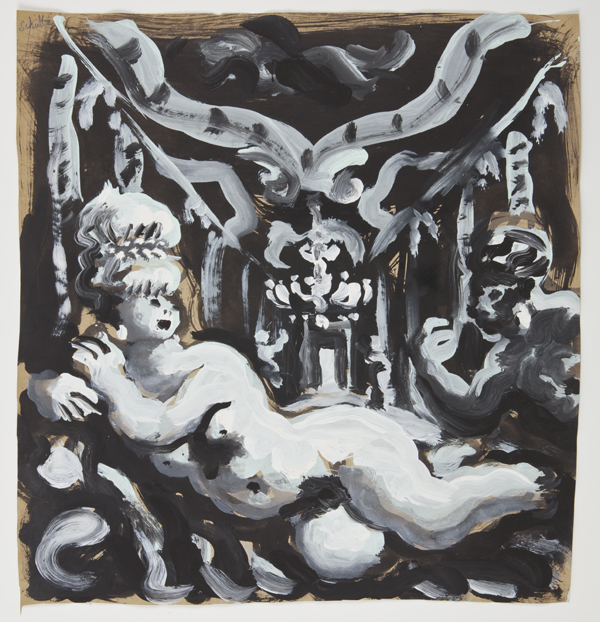 Tim Schultz, Corridor with Blackamoor, 1993