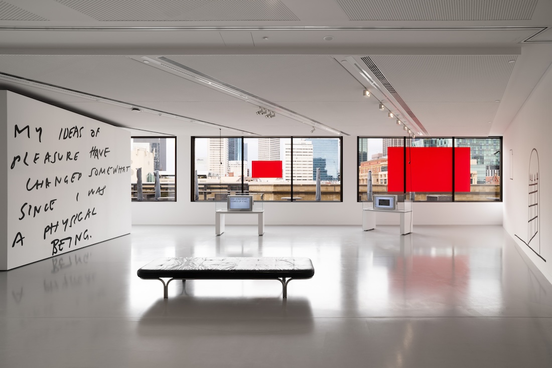 The Medium is the Medium: Agatha Gothe-Snape Material | installation view, The Art Gallery of Western Australia, Perth/Boorloo, 2024