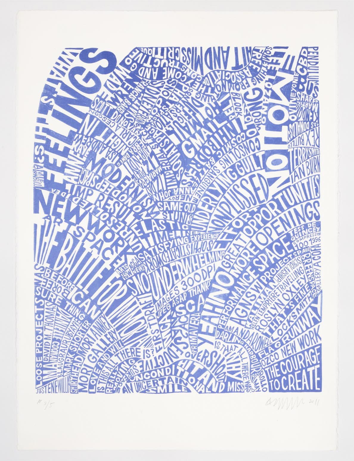 Agatha Gothe-Snape, Between you and me, 2011