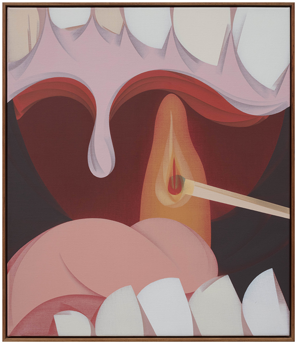 Mitch Cairns, Artist's Mouth, 2019