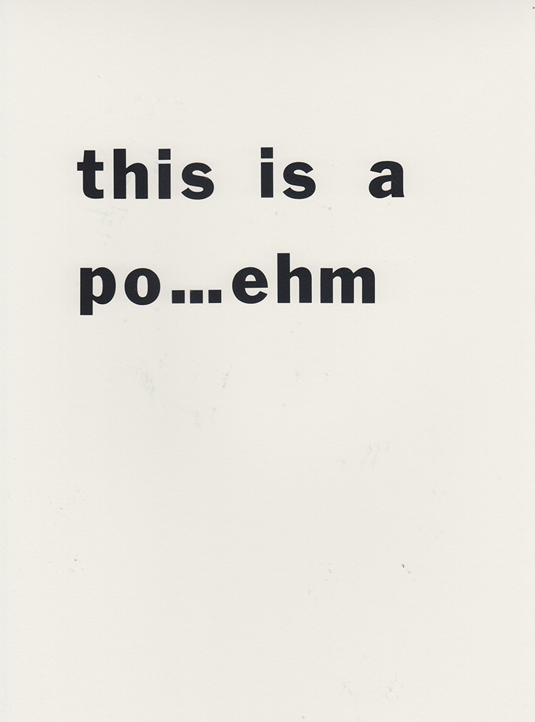 Mitch Cairns, Study for This is a poem 4, 2021