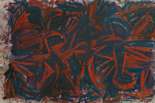 Oscar Perry, Painting for Airport Lounge. Stuttgart. Defunct, 2020