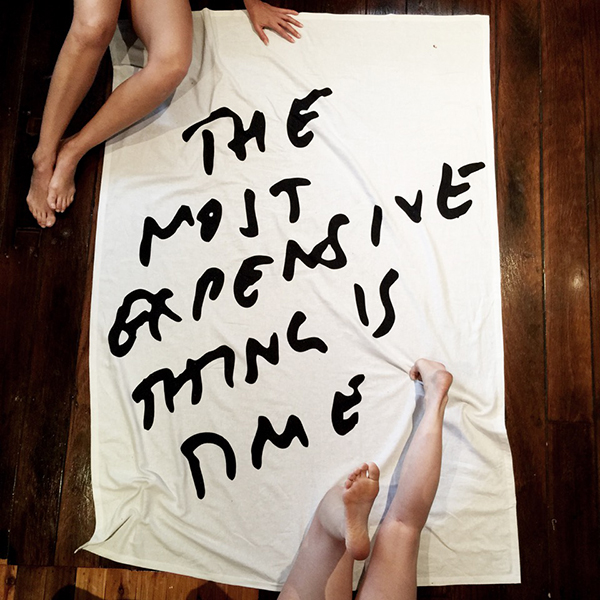 Agatha Gothe-Snape, The Most Expensive Thing (Luxury Beach Throw), 2015