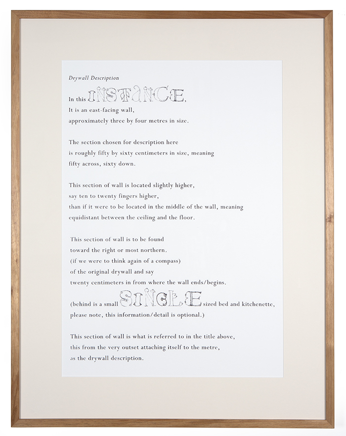 Mitch Cairns, Papers: Drywall Description, 2007