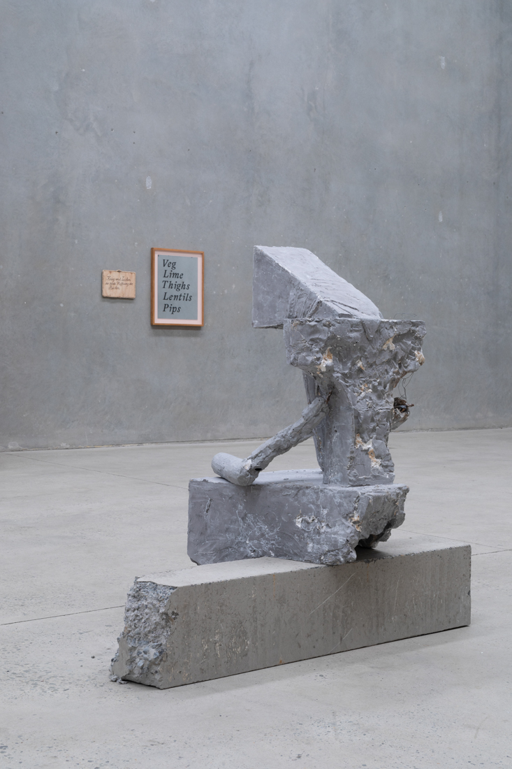 installation view: Mitch Cairns and Sven 't Jolle, Fruit and Veg and The Wisdom of John, at The Commercial, Sydney, 2025