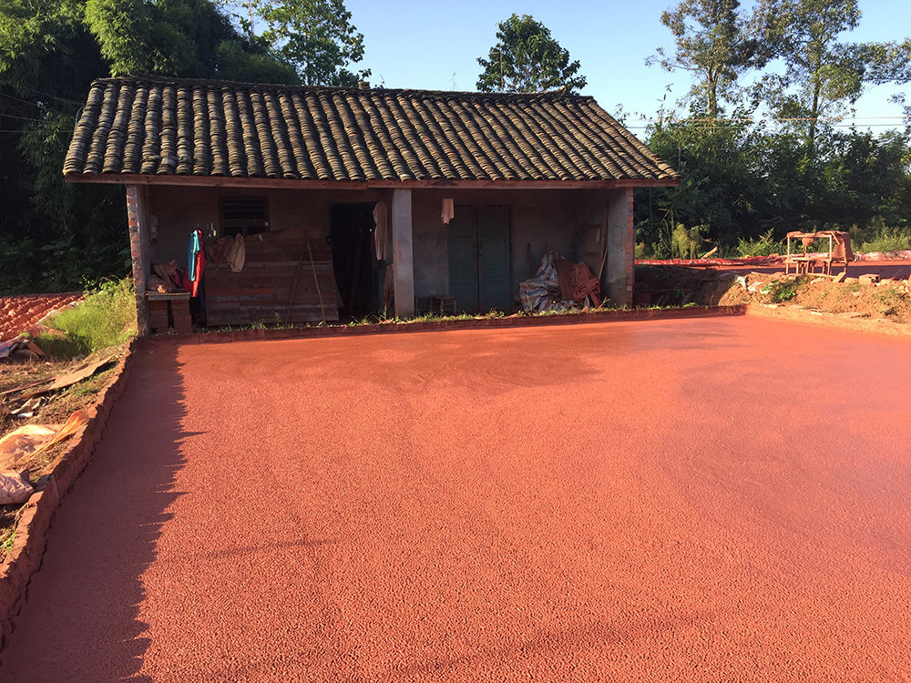 Meishan Tudi red clay pan - workers' house - Sichuan Province, China