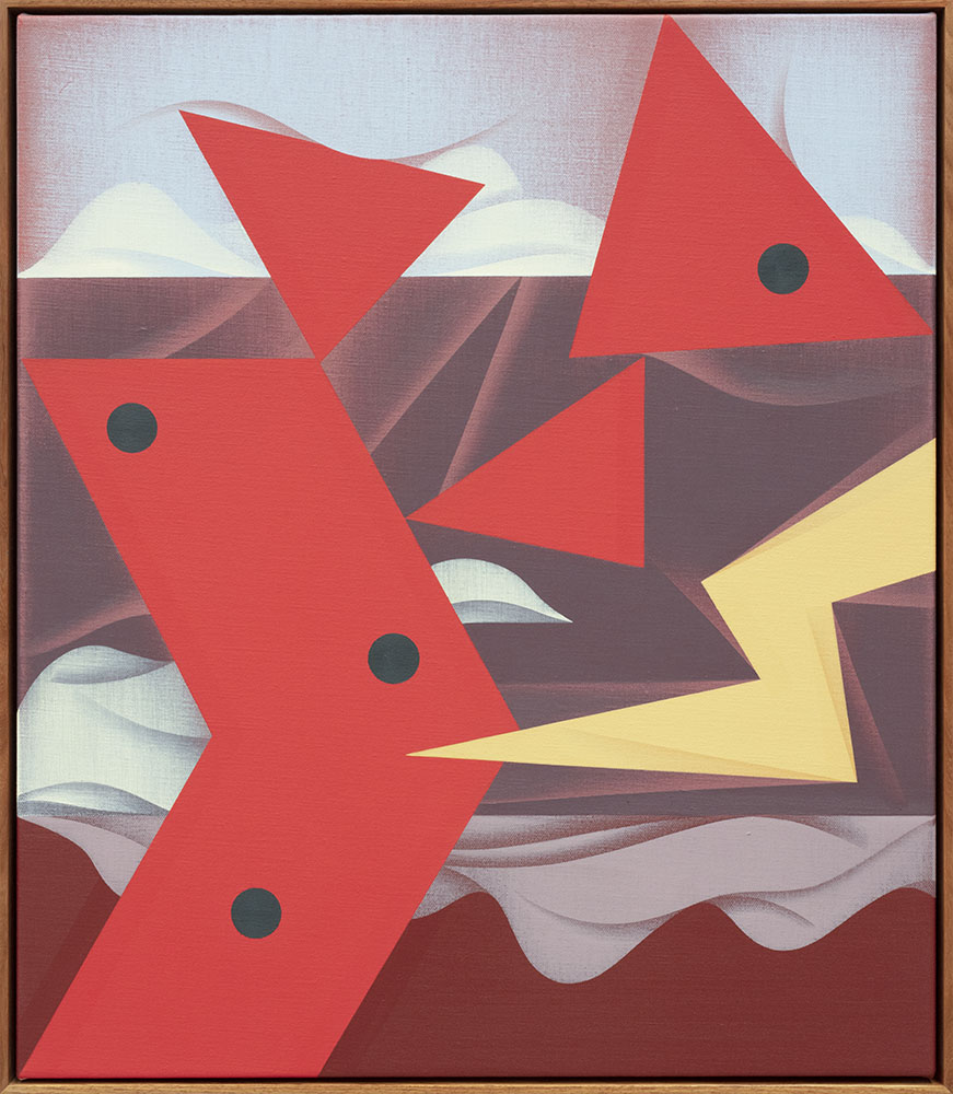 Mitch Cairns, Study for Dice Undone (IV), 2021