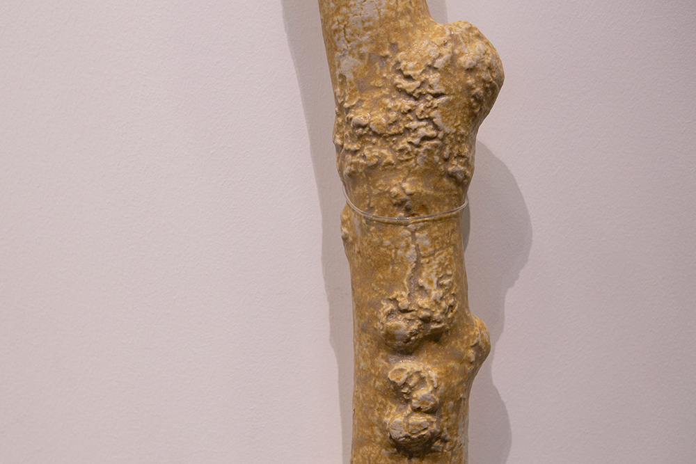 Yasmin Smith, Seine River Basin, 2019 | detail showing Seine (flotté) glaze detail