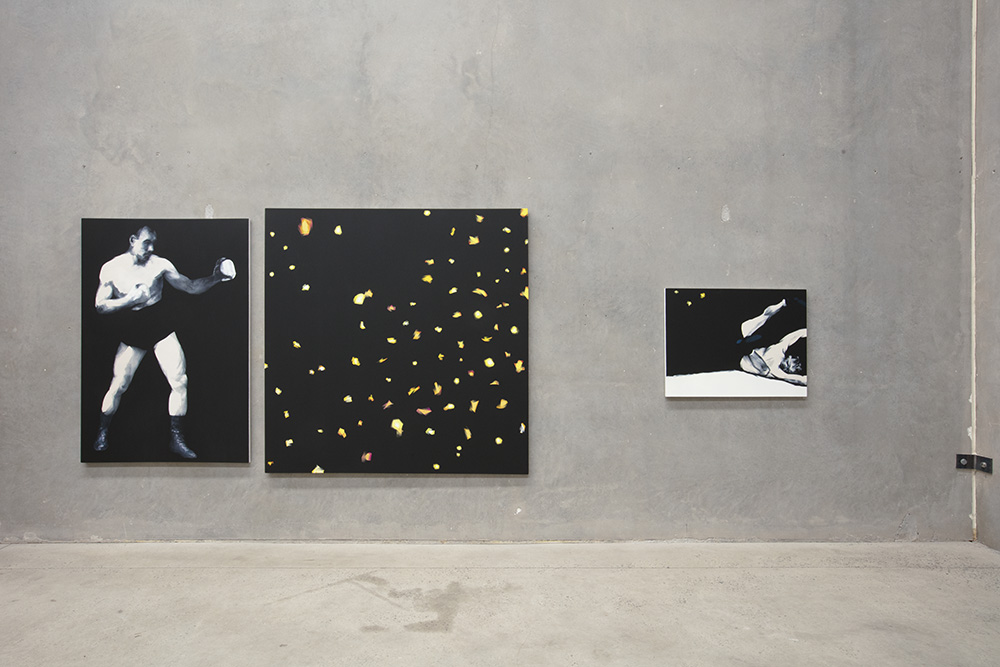 installation view: Nigel Milsom - Judo-House part 9 (birdland), at The Commercial, Sydney, 2021