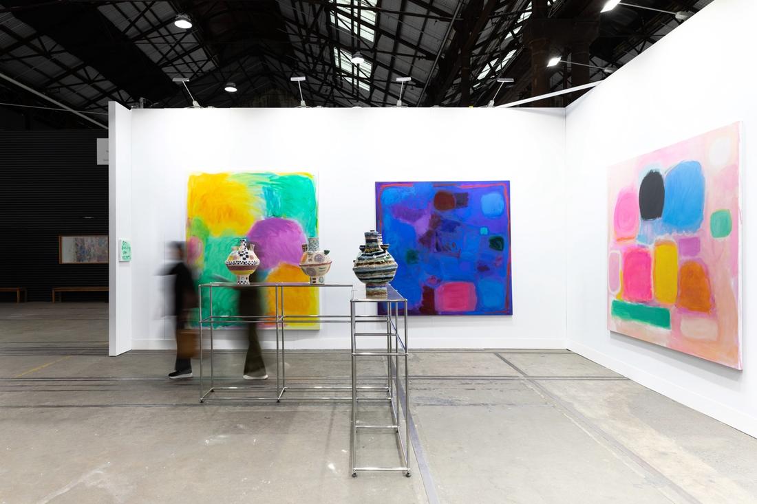 installation view Angela Brennan: On Being an Atom, The Commercial at Sydney Contemporary 2025, Carriageworks