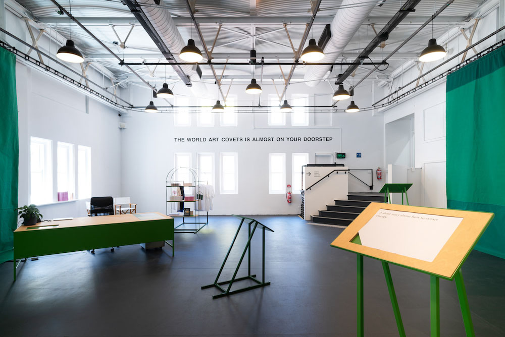 installation view: Agatha Gothe-Snape — IT IS THE COLOUR OF AN IDEA THAT WILL NOT COMPLETE ITSELF IN OUR LIFETIME, Perth Institute of Contemporary Arts, Perth, 2024