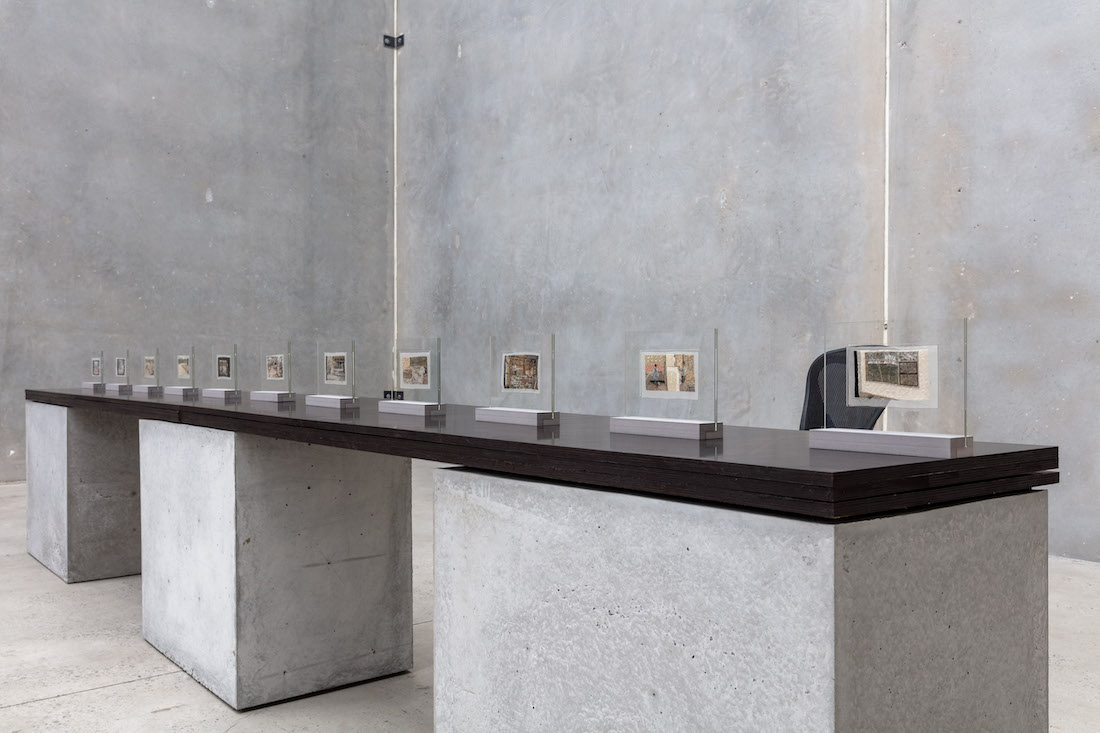 installation view: Narelle Jubelin — Contexto. For RDJ, RG & TH, at The Commercial, Sydney, 2024
