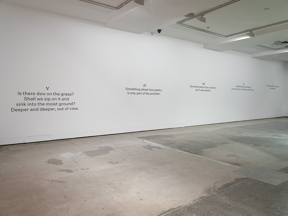 Agatha Gothe-Snape, I–V Reclining, 2019