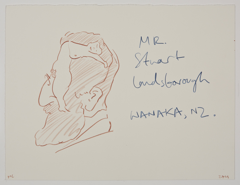 Mitch Cairns, Puzzling World drawing, 2011