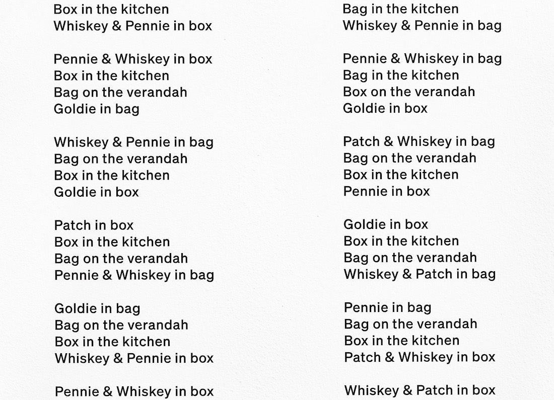 installation view: Adelaide Biennial of Australian Art: Free/State, Art Gallery of South Australia, Adelaide, 2022, showing detail of  Mitch Cairns, Polaroid Sketch, 2021-2022