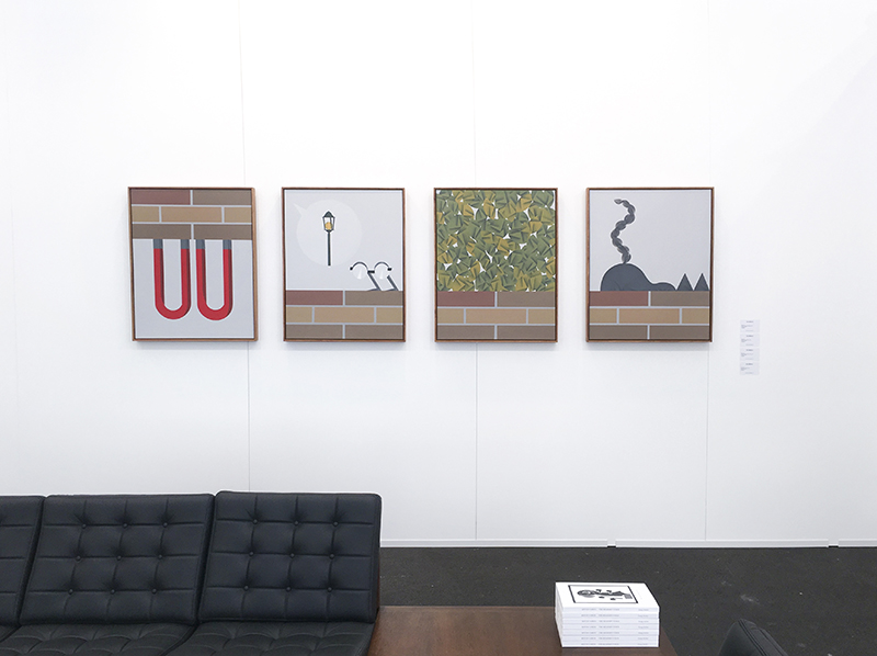 installation view: The Commercial - Auckland Art Fair 2016 | Group show (A5) | The Cloud, Auckland