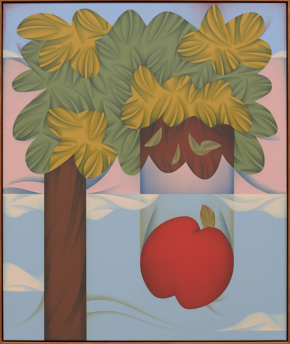 Mitch Cairns, Self-portrait w/ incoming idea, 2021