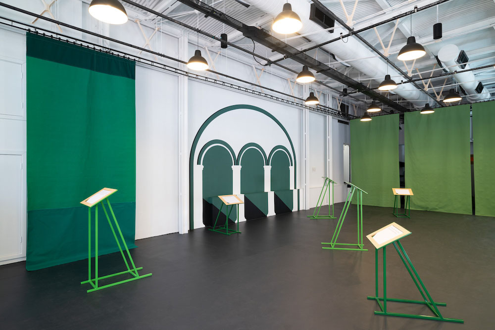 installation view: Agatha Gothe-Snape — IT IS THE COLOUR OF AN IDEA THAT WILL NOT COMPLETE ITSELF IN OUR LIFETIME, Perth Institute of Contemporary Arts, Perth, 2024