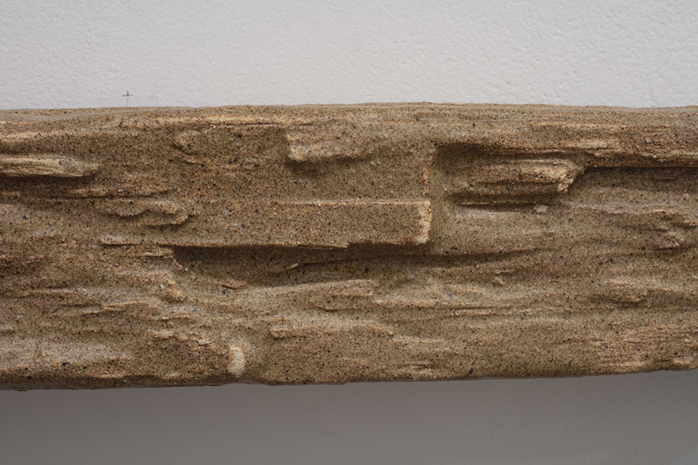 Yasmin Smith, Drowned River Valley, 2016-2018, Cockatoo Island Turpentine wharf sleeper glaze detail