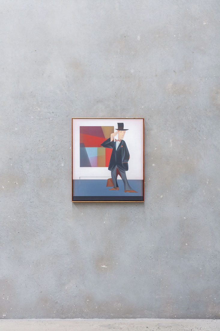 installation view: Mitch Cairns — Free TAFE & Railway Cake, at The Commercial, Sydney, 2023