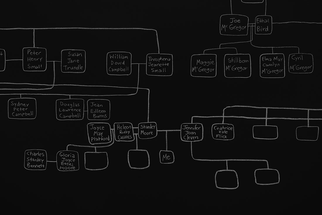 installation view: Archie Moore —kith and kin, Australia Pavilion at the 60th International Art Exhibition of La Biennale di Venezia | Commissioner: Creative Australia | Curator: Ellie Buttrose | exhibition dates: 20.04.24 — 24.11.24