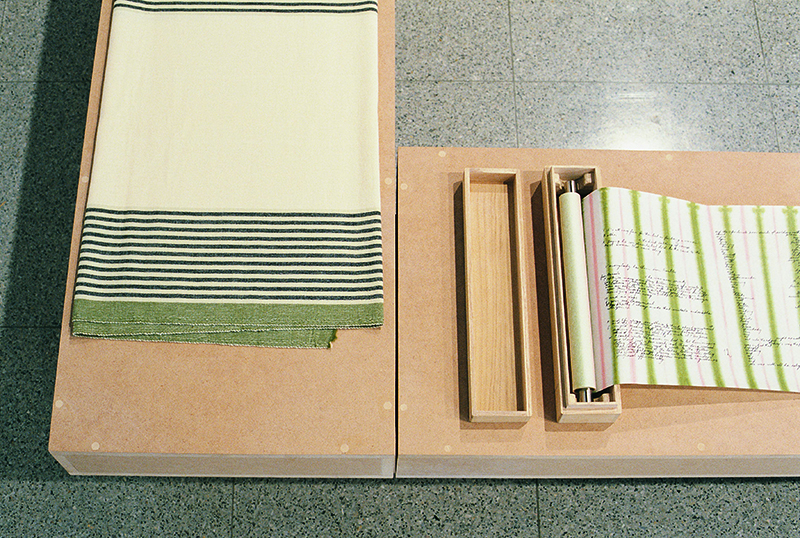 Narelle Jubelin, scroll I, II, III, 1999