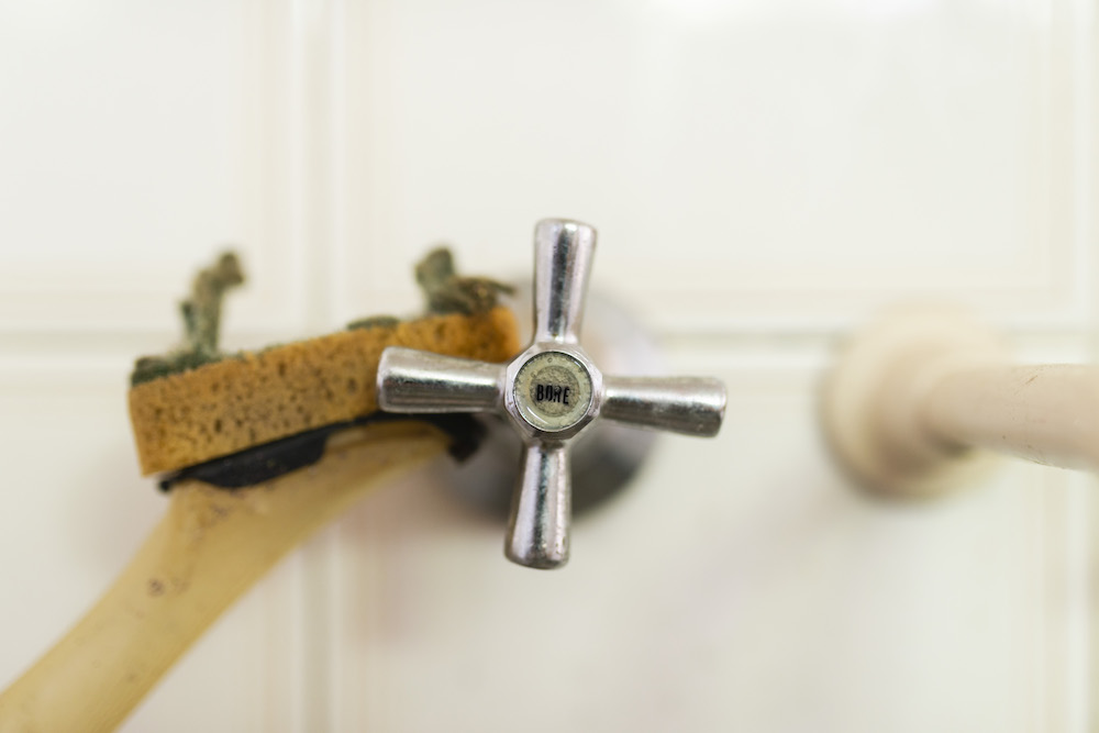 installation view: Archie Moore, HouseShow, 2020, mixed media installation, The Cottage, 272 Montague Road, West End, Brisbane