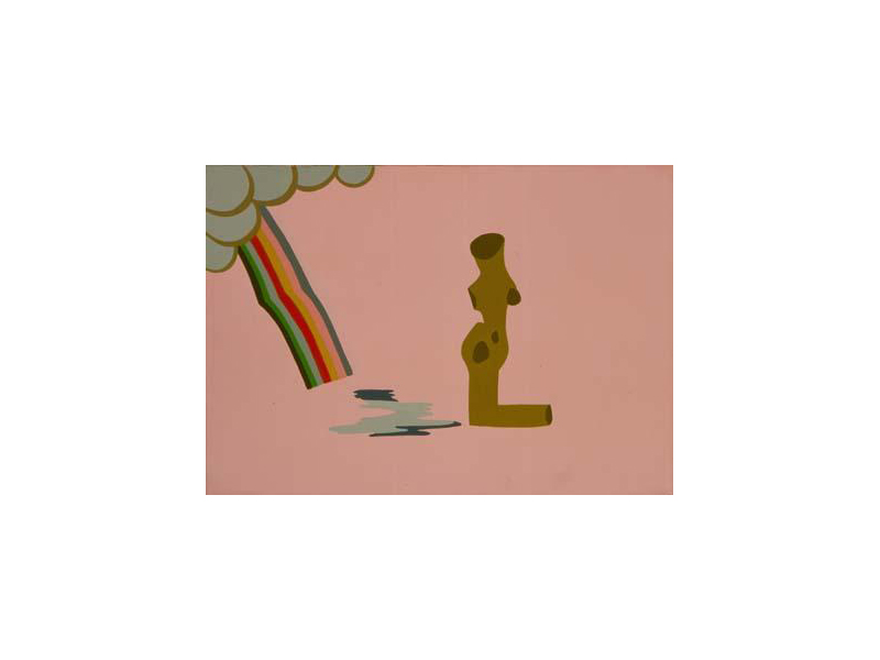 Diena Georgetti, Although I'm selfish in my life, is it selfish that I paint for you, 2001