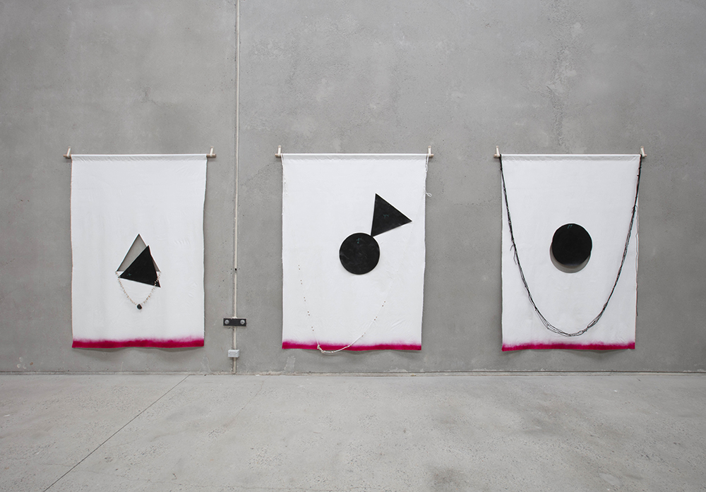 installation view: Peace Altitude - Nabilah Nordin, Salote Tawale, Amanda Williams, at The Commercial, 2019